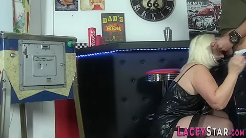 British granny sucking and riding