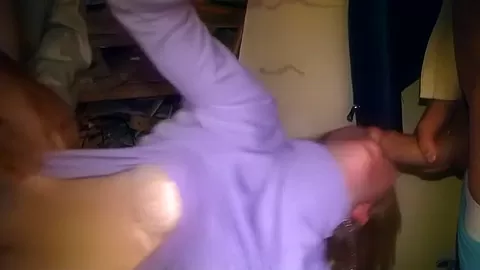 Avid double penetration gang group sex