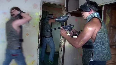 Woman caught and drilled in an abandoned abode