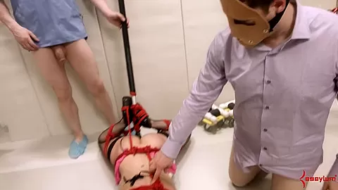 Cock eating assylum slut gets her ass fucked