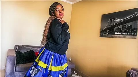BBW College Girl Lured into Interracial Porn Casting