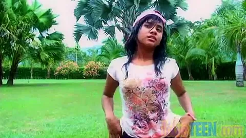 Petite solo teen 18+ gets wet fingering herself