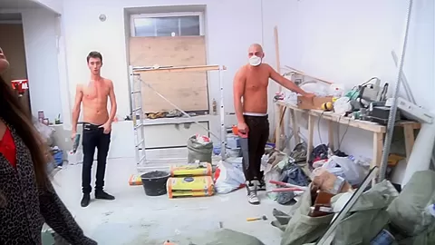 a group of builders Hard Drilled Woman