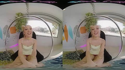 Petite blonde wants you to lick and use her pussy in virtual reality
