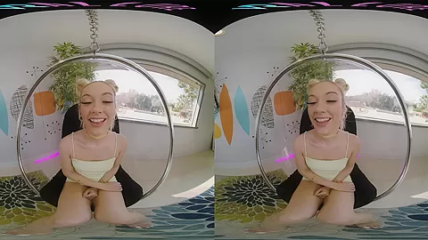 Petite blonde wants you to lick and use her pussy in virtual reality