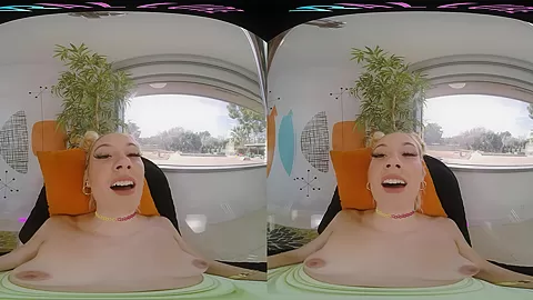Petite blonde wants you to lick and use her pussy in virtual reality