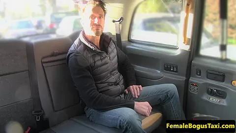 Glam lady cabbie fucked and orally pleasured