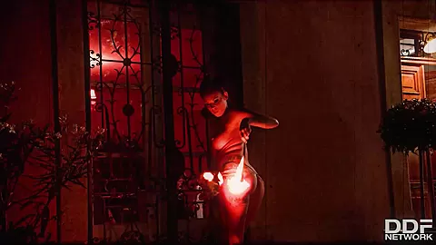 Flaming Hot Pussy: Sexy Pyromaniac Plays With Fire - PornWorld