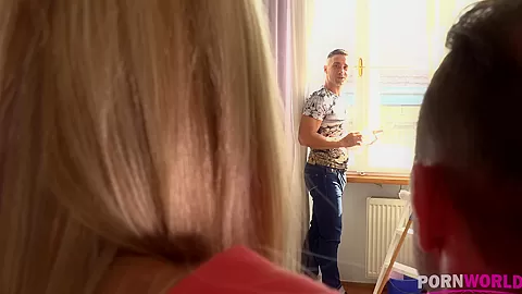 Cleaning Job - Hardcore Threesome With Double Penetration - PornWorld