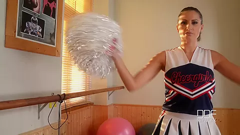 Busty Pornstar Cheerleader - PornWorld