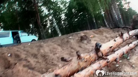 Big booty babe at the beach gets shafted