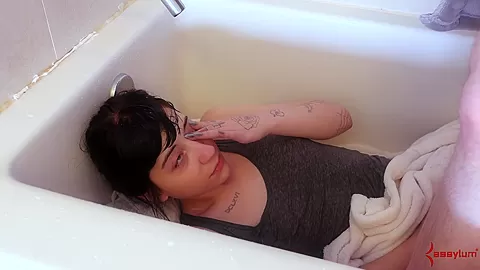 Painal fucking for piss loving teen 18+ sub