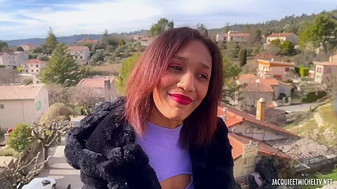 French teen 18+ Ebony Reyna first amateur porn casting