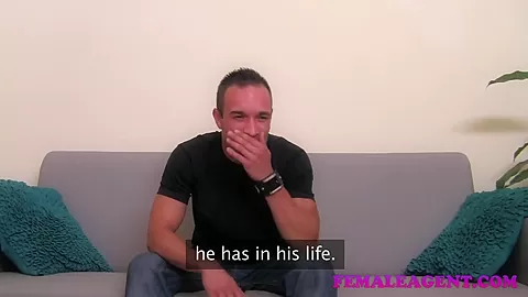 FemaleAgent HD Shy hunk is devoured