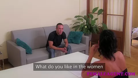 FemaleAgent HD Shy hunk is devoured