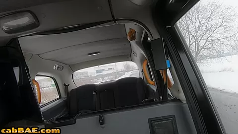 Horny cab bae filled with thick dick in wet pussy hole