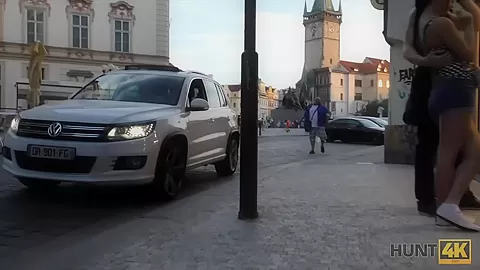 HUNT4K. Chick agrees for sex for money even in front of boyfriend