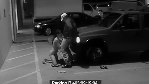Slutty teen 18+ is caught as she sucks cock