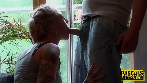 Throated milf sub rides