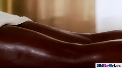 So how far will this lesbian massage go?
