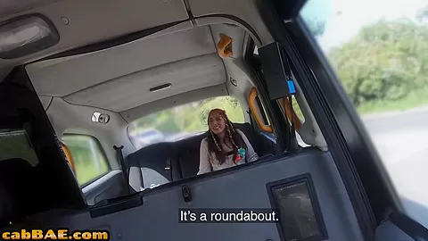 Horny cab bae drilled by big dick in tight pussy hole