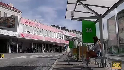HUNT4K. Pickup at bus station works and angelface does dirty job