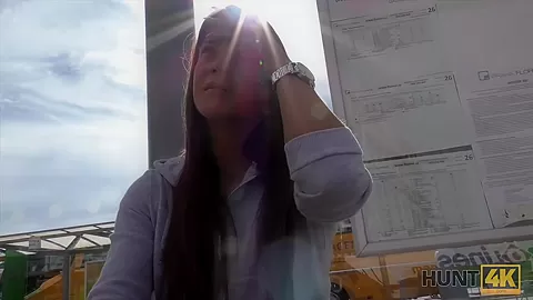 HUNT4K. Pickup at bus station works and angelface does dirty job