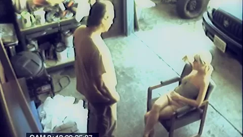Secret garage slut gets fucked