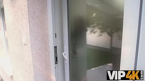 VIP4K. Guy fucked and filled with cum pussy for the ID card chick lost on the eve of