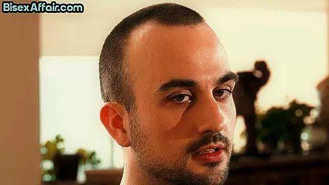 Horny bisexuals penetrate horny bitch in shaved pussy