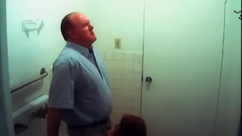 Office cock whore sucks off the boss man
