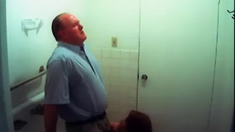 Office cock whore sucks off the boss man