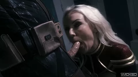 WickedPictures - Deadpool Fucks Captain Marvel Hard