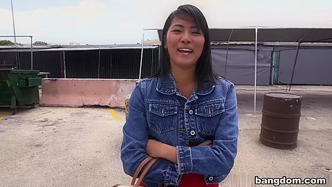 Asian sensation with nice tits rides the...