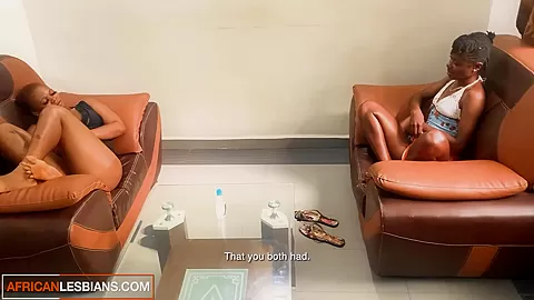 Natural Black Lesbian Friends Pussy Fingering and Squirting Orgasm