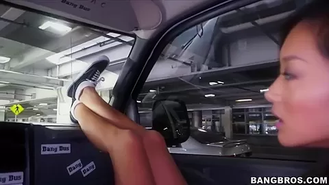 Asian chick in the bus