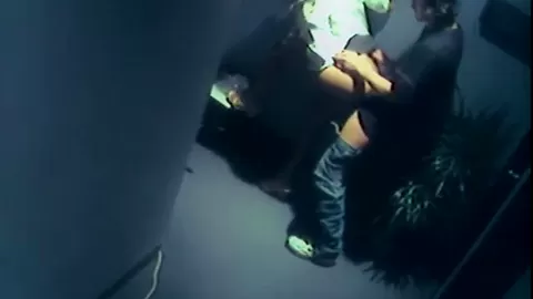 Office slut and cleaner guy fuck