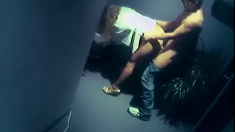 Office slut and cleaner guy fuck