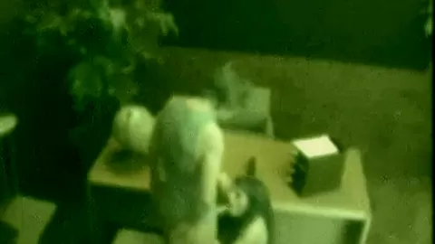 Dick sucking office whore gets wet and messy