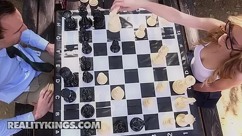 Reality Kings - teens 18+ love Huge COCKS - Kali Roses Alex Legend - Checkmating With Kali Roses