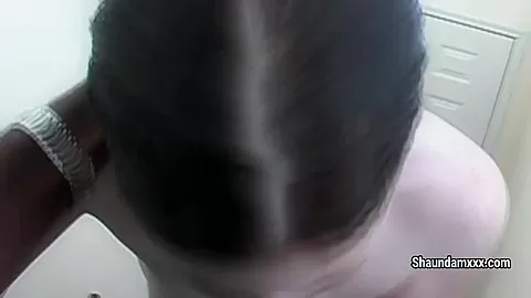 Skinny babe sucks huge black cock and swallows the semen