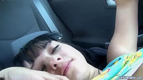Bailey toys her pussy in horny solo scene