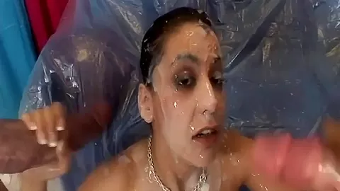 Pussy fuck and facial fetish slut