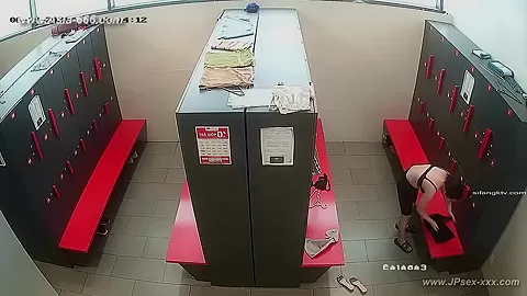 peeping asian bathroom changeroom
