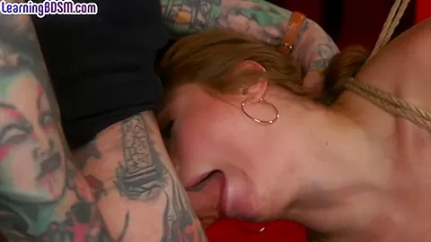 IR BDSM MILF assfucked in 3some by big black cock guy