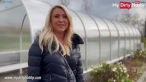 My Dirty Hobby - Busty babe gets a huge facial from a younger guy