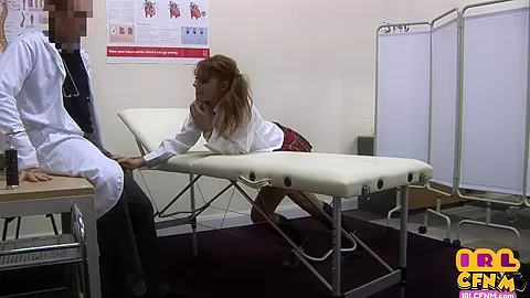 College uniform 21yo slut 3way fucked at doctors infirmary