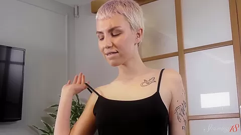 Teen 18+ Perv Is Drilling Herself To Please Her Horniness! 4 Min With Bramble Bee