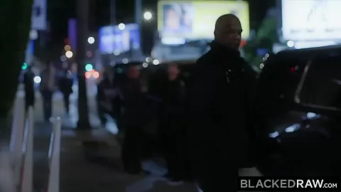 Blonde Bombshell Fucks Black Cock