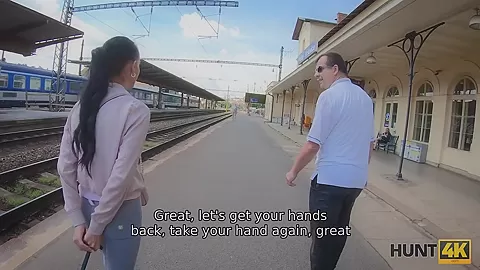 HUNT4K. BF is watching how girl is satisfying older male for money